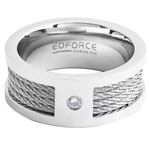 Stainless Steel Men's Band Sz 9